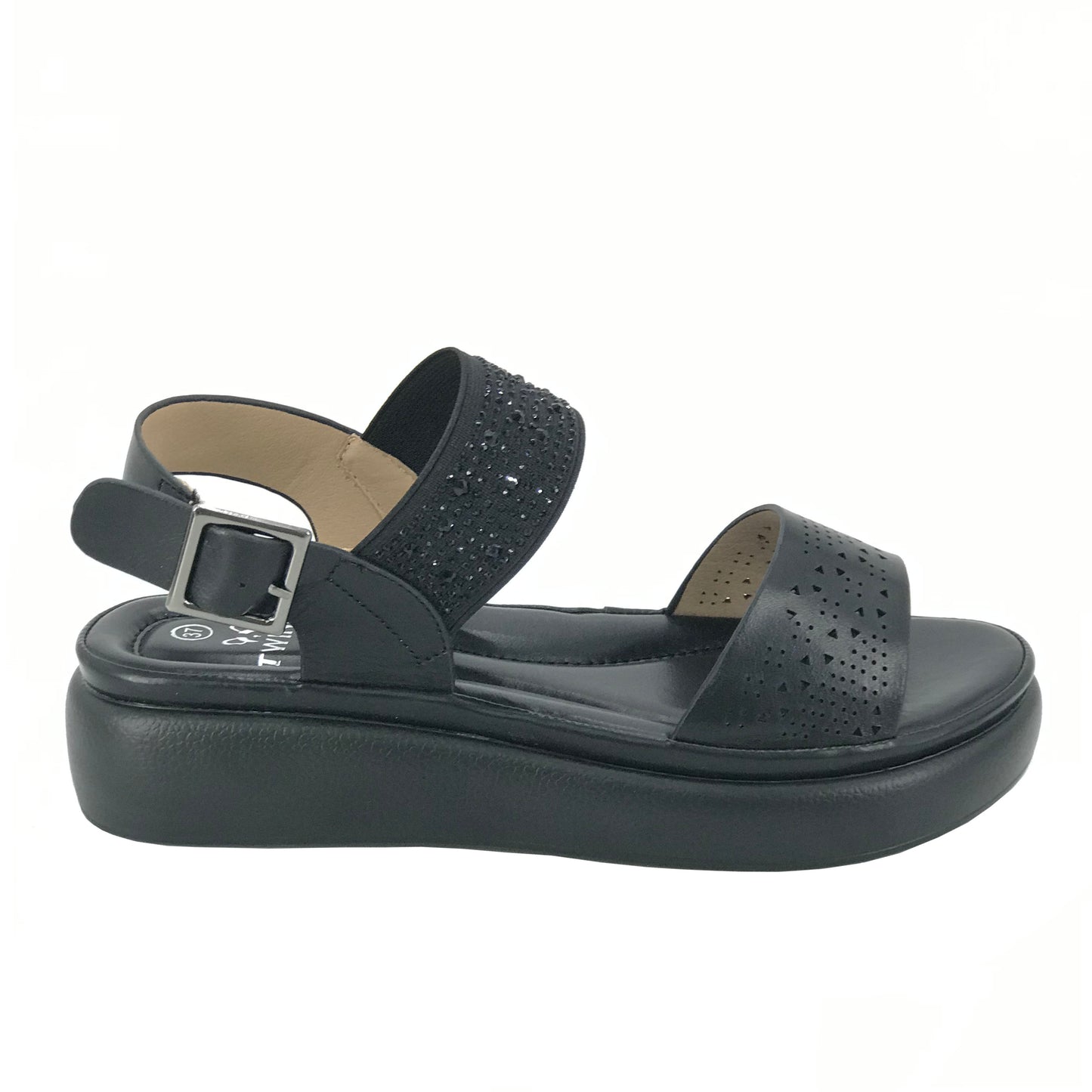 Abrazo a los pies en Negro