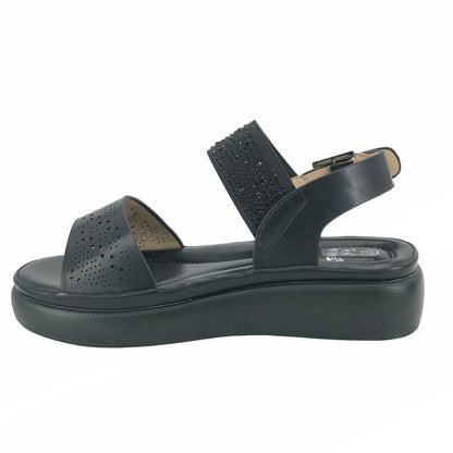 Abrazo a los pies en Negro