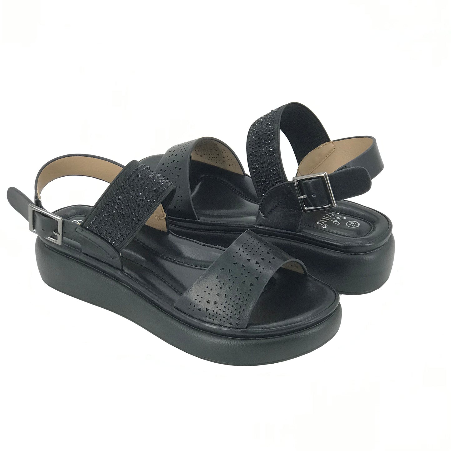 Abrazo a los pies en Negro