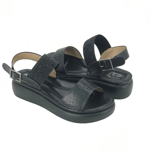 Abrazo a los pies en Negro